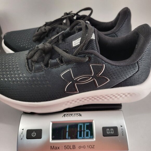Under Armour Charged Pursuit 3 Women's Running Shoes Size 8 Black/White - Picture 12 of 12